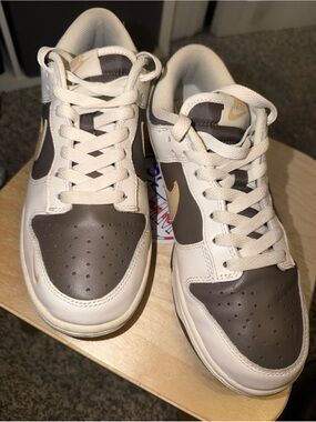 Moving Sale - Nike Dunk Low White Brown Women’s Size 8 Sneakers